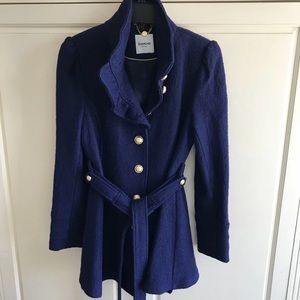 Bebe fit and flare coat